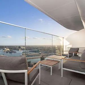 Danmarks Hojeste Penthouse Lejlighed I Lighthouse - 42 Sal Apartment Århus